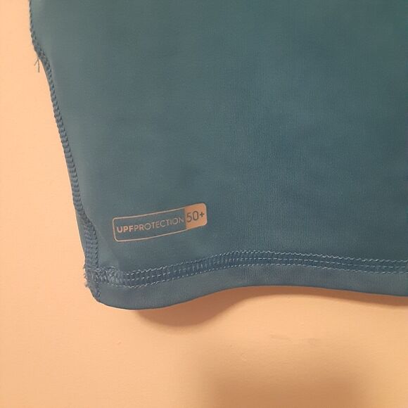 Quicksilver Rash Guard Sun Surf Shirt Blue Compression Mens Size XS - Picture 7 of 10